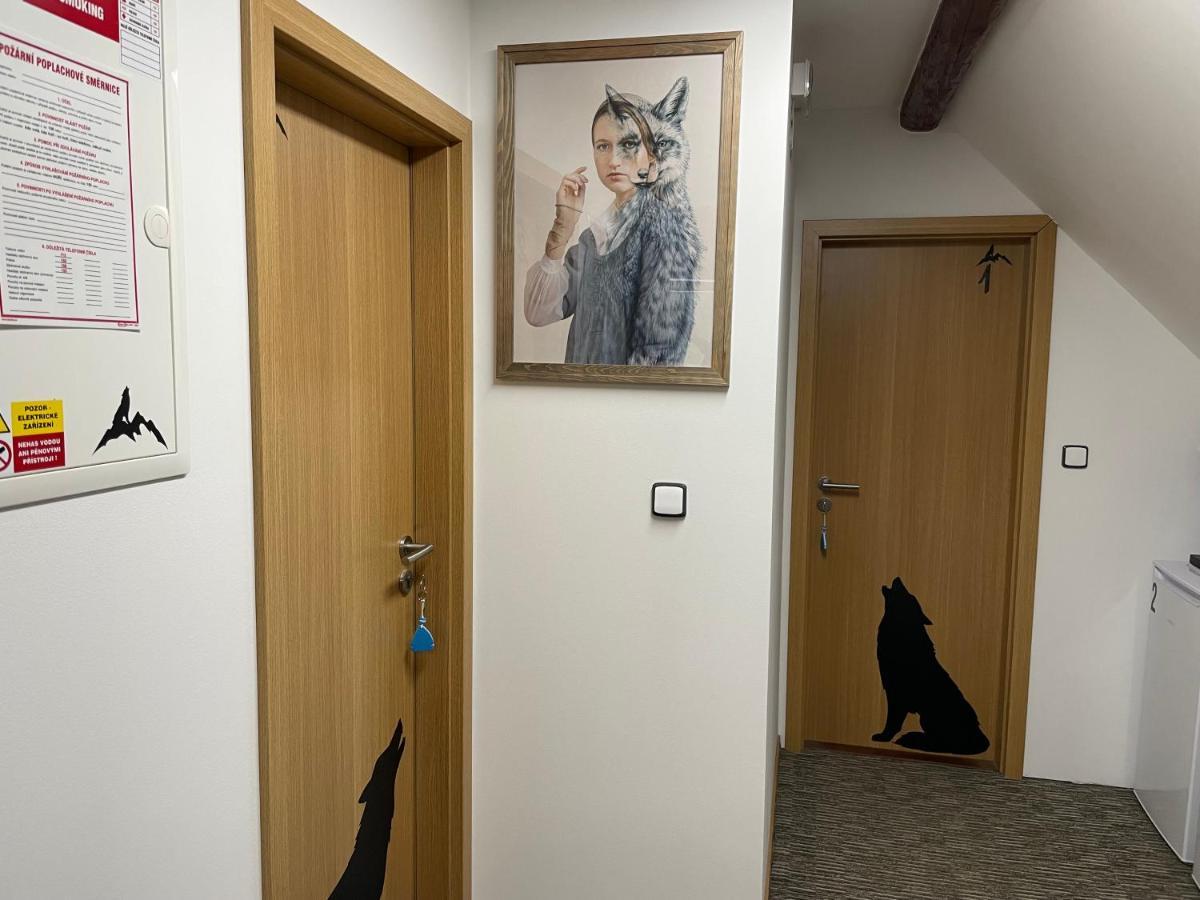 Wolf House Klinovec Hotell Loučná pod Klínovcem Eksteriør bilde